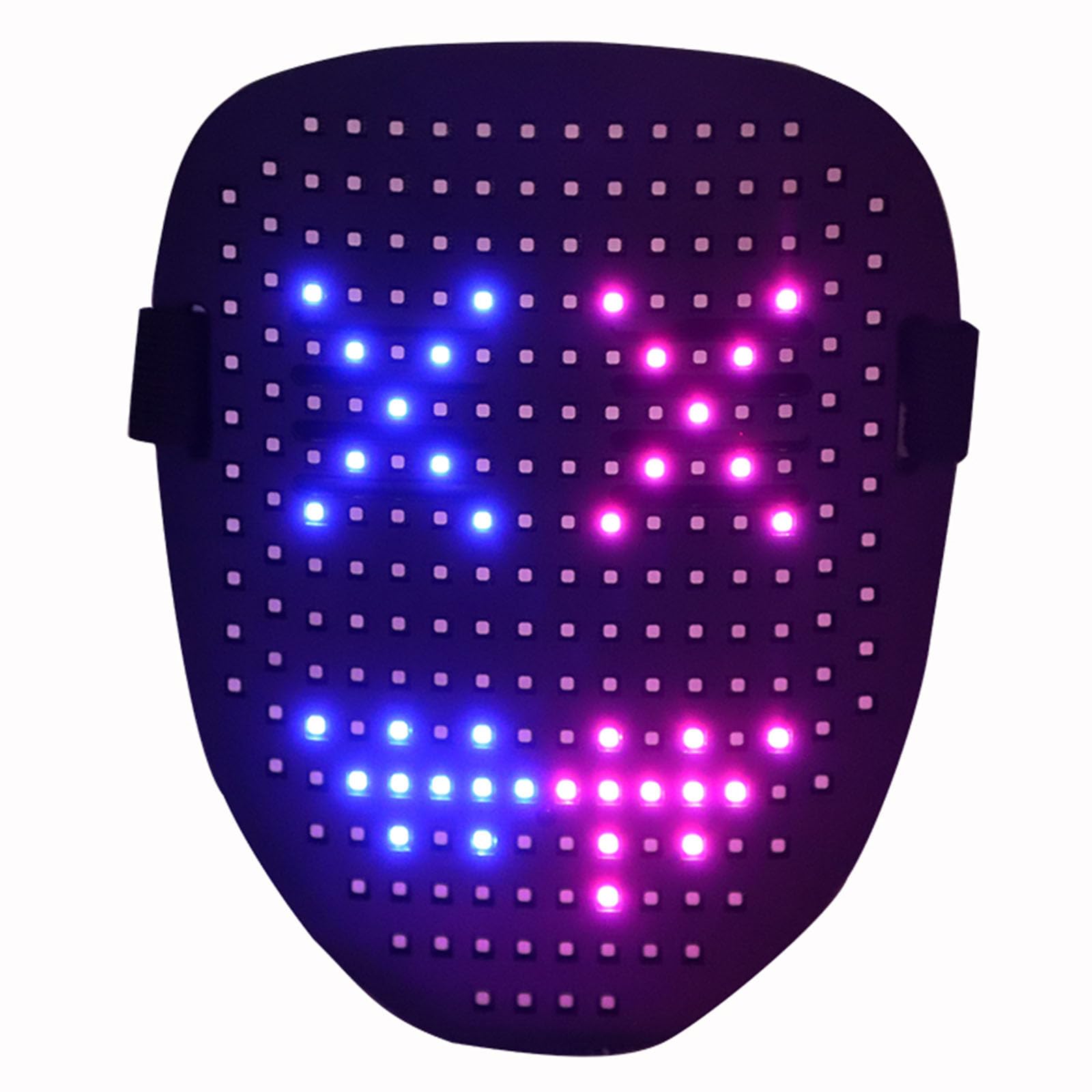 GITSEE LED Mask Light Up Mask Unisex Light Up Luminous Digital Glow Mask with Gesture Sensing Halloween LED Lighted Face Transforming for Costume Cosplay Party Rave Dj