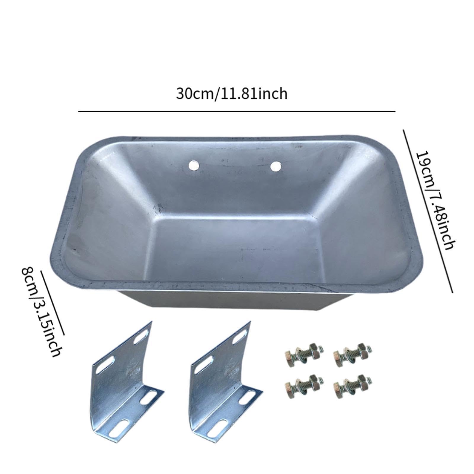 Colcolo Mangiatoia per Suini, Ciotola per Mangime per Animali da Allevamento, Contenitore per Mangime, Abbeveratoio con Supporto, Mangiatoia per Scrofe, Style B