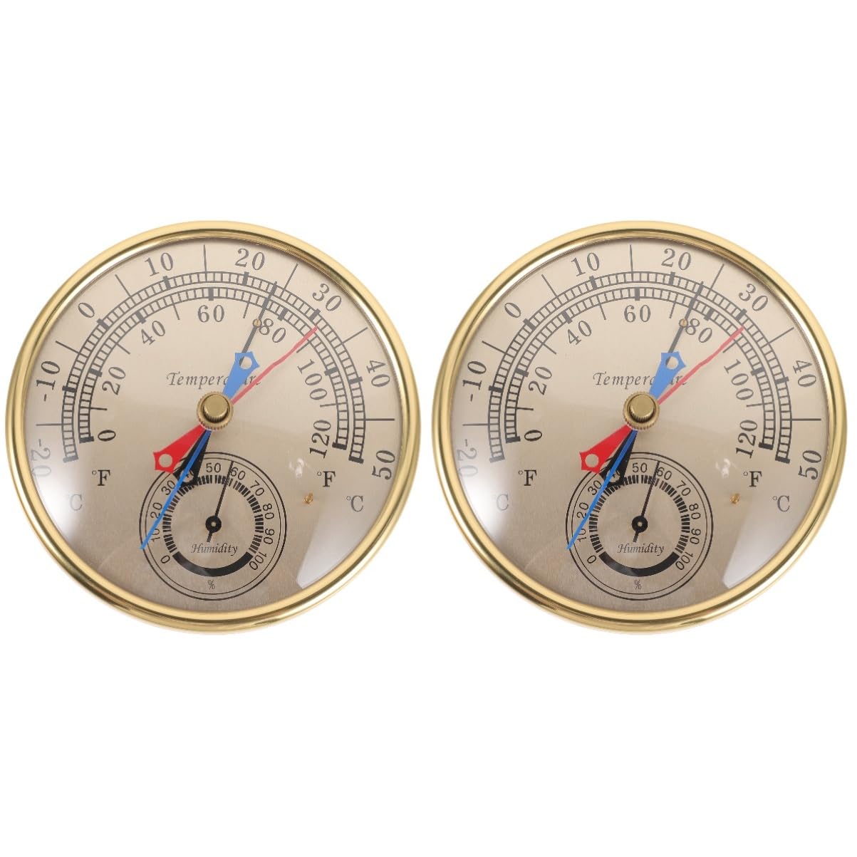 YARNOW 2 Pz Termoigrometro Termometro Di Massima e Minima Igrometro All'aperto Temperatura Esterna Temperatura Casa Meteorologica Stazioni Meteorologiche Termometri Plastica