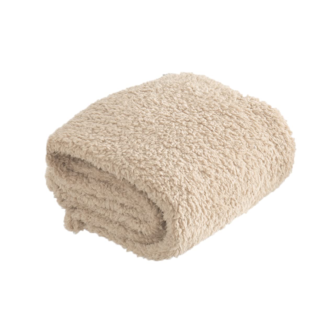 Milisten 2piezas Mantita De Peluche para Mascotas Beige Cojín Acolchado para Perros y Gatos para Sueño y Casa
