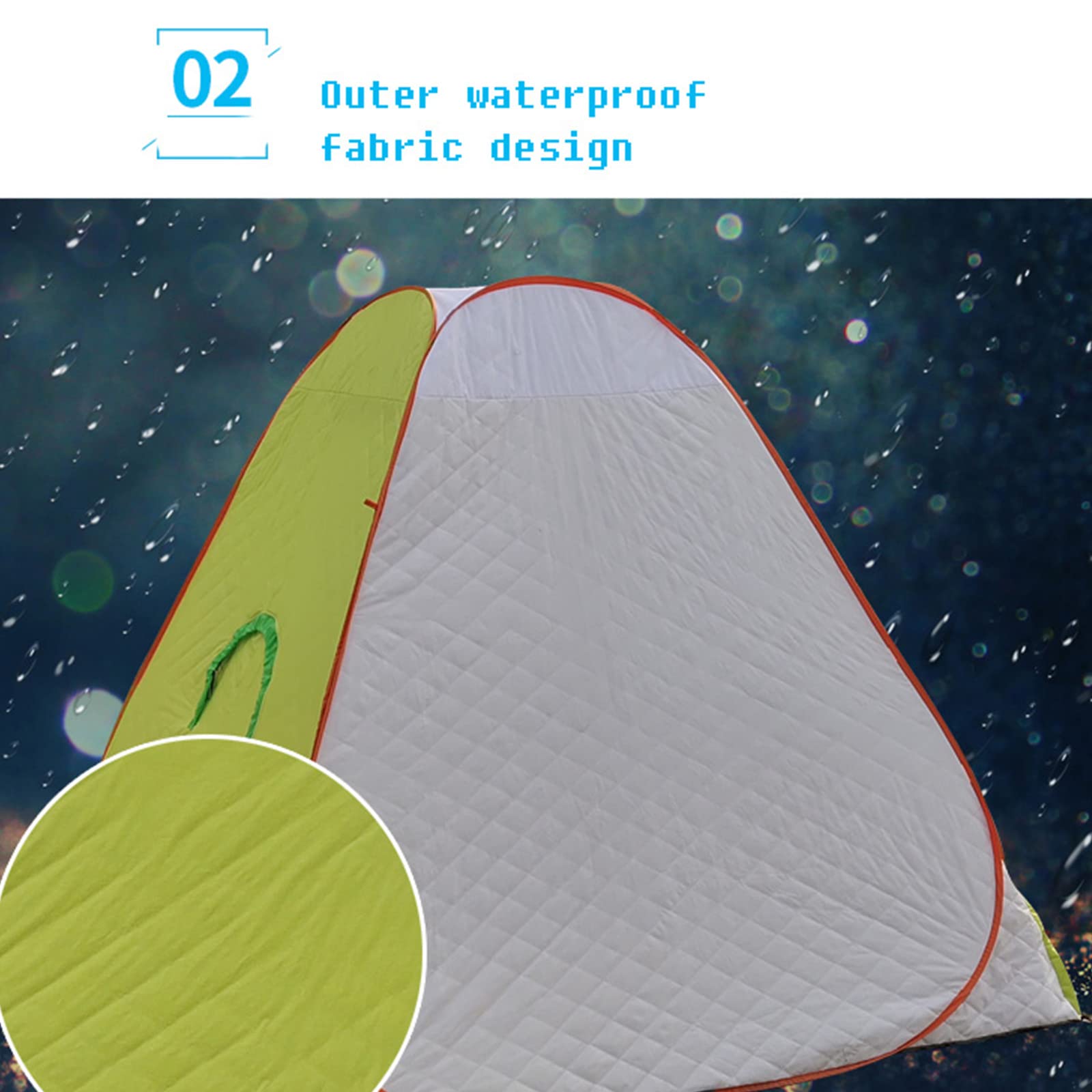 1-2 Person Ice Fishing Shelter, Thicken Cotton Fishing Tent, Warm Outdoor Camping Tent, Zippered Door & Carry Bag for Outdoor Camping Household faucets
