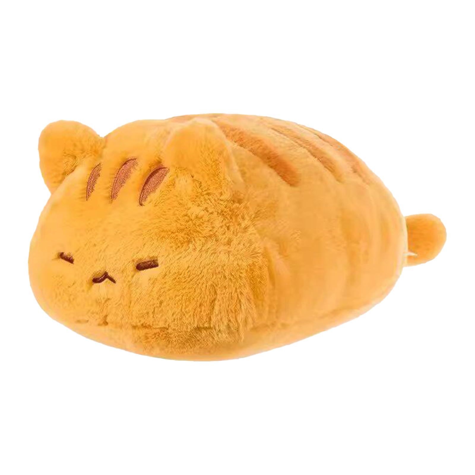 Kauerndes Katzen-Plüschtier 40 cm roter Kater Kuscheltier PP-Baumwoll-Füllung Katzenkissen