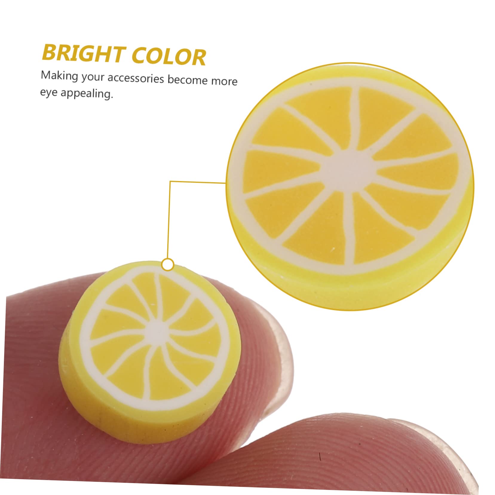 200 Pcs Cuentas Sueltas de Frutas Diy, Material para Pulseras y Collares, Accesorios de Joyería, Obsequio para Manualidades