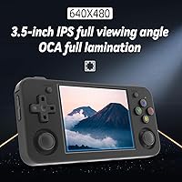 Vista 2 de RG35XX H Retro Handheld Game Console Linux System 3.5''IPS Screen Built-in 64G TF Card with 3545+ Preinstalled Games RG 35XXH Portable Gaming