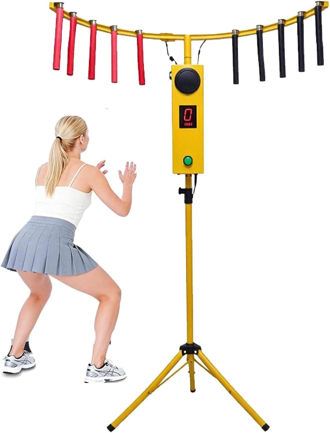 XUXIAO Speed Levels Catch Stick Game, Eye Coordination Training Yellow
