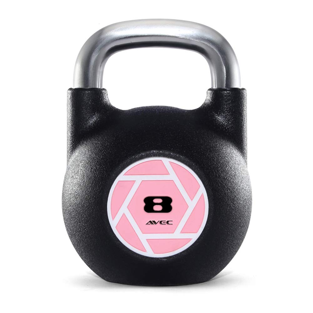Kettlebell HUAHUA Fusioni Fitness Acciaio, Livello Professionale Concorso Kettlebells, 8kg, 10kg, 12kg, 14kg, 16kg, 18kg, 20kg, 24kg, 28kg (Size : 8kg)