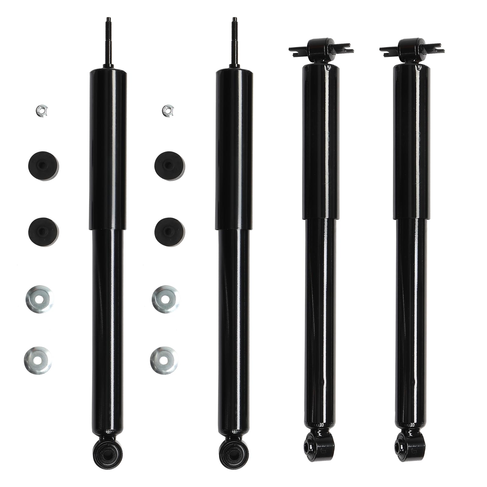 Photo 1 of 2 Front & 2 Rear Shocks Struts Replacement for Jeep Wrangler 2007-2016 V6 37285 37287
