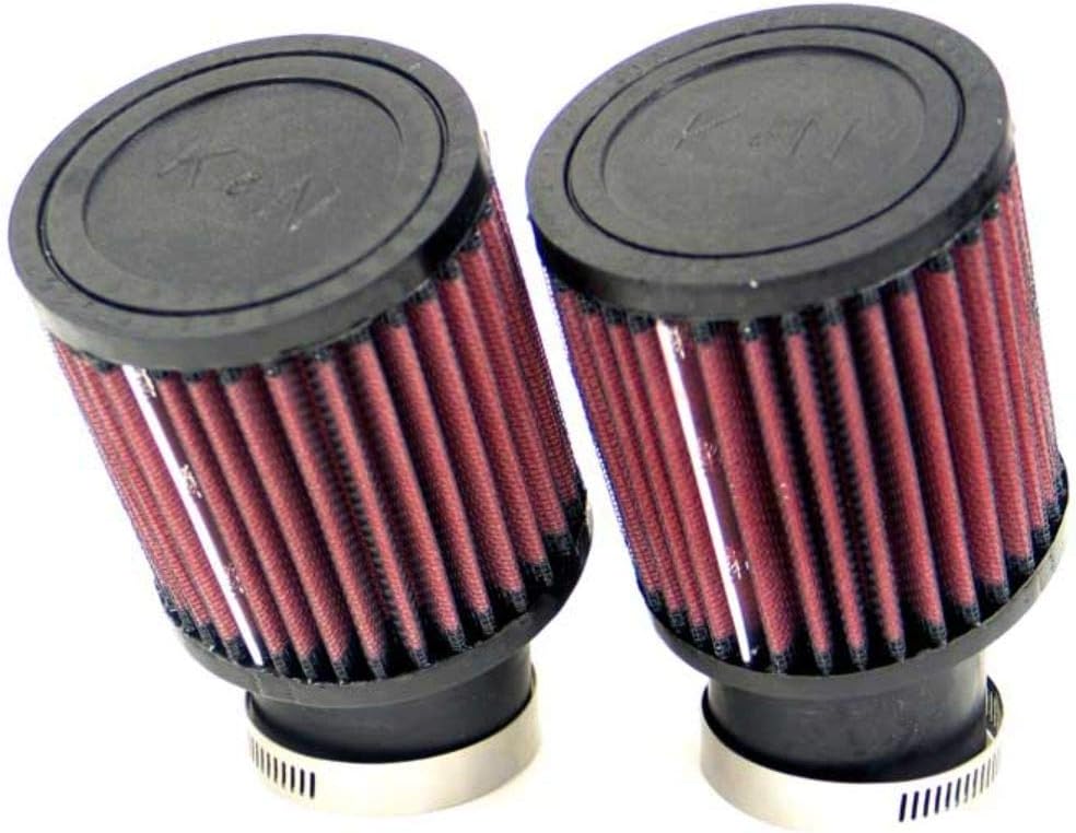 K&N Universal Clamp-On Air Filter: High Performance, Premium, Washable, Replacement Engine Filter: Flange Diameter: 2.062 In, Filter Height: 4 In, Flange Length: 2 In, Shape: Round, RU-1402