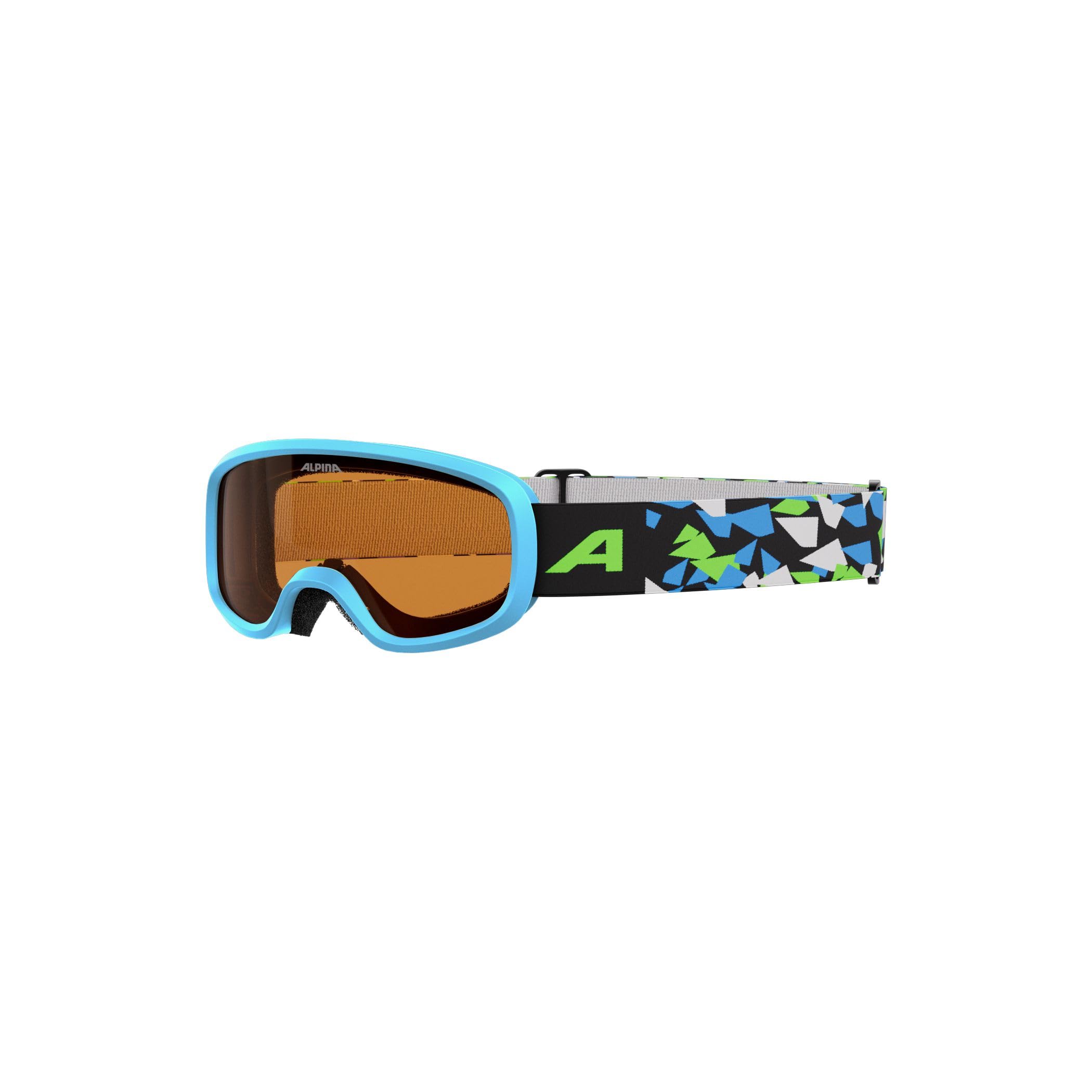 ALPINA CARVY 3.0 Kinderskibrille, blue matt, One Size