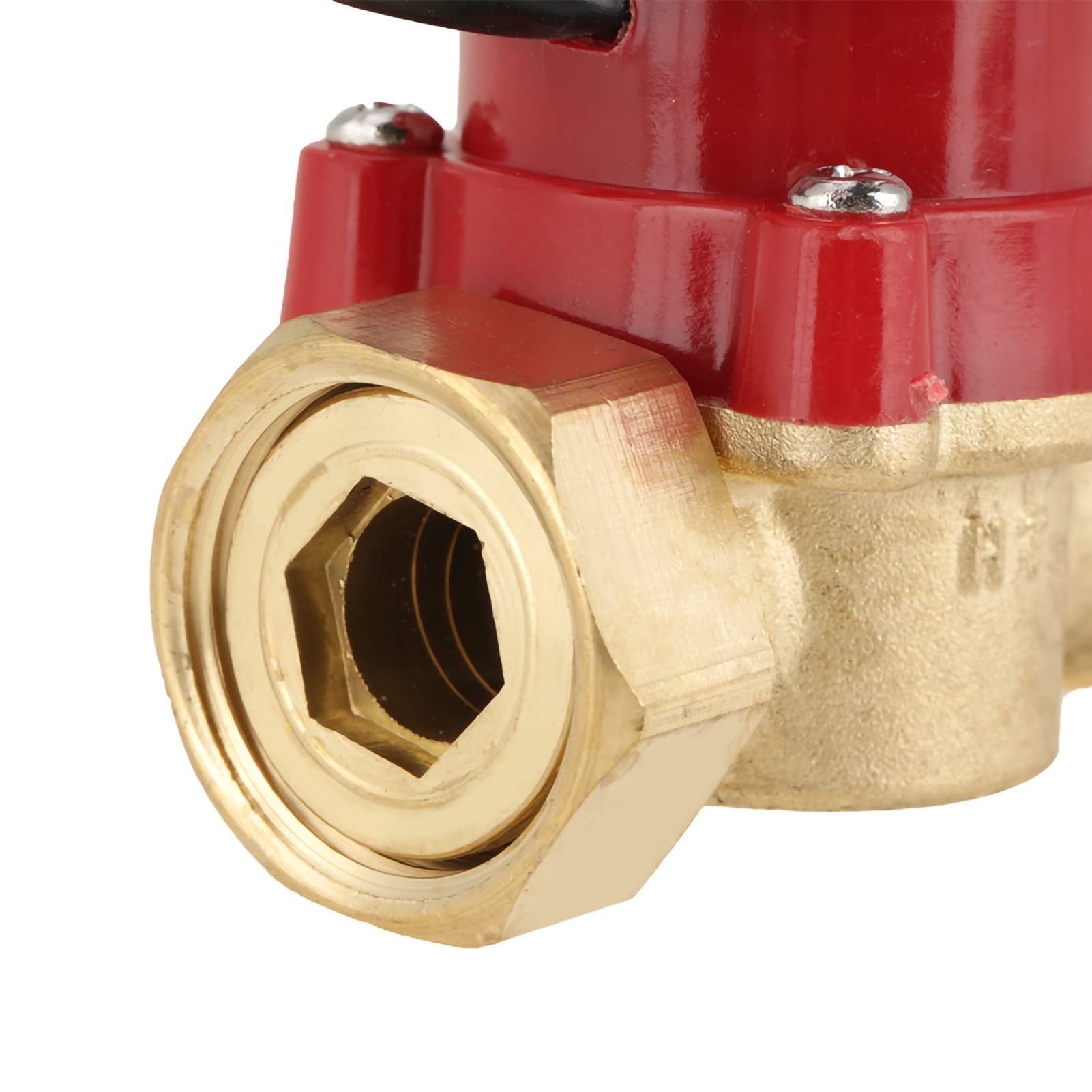 ANKROYU 1PCS HT-60 0.5a 220V AC G3/4" Port Commutateur De Capteur De Débit D'eau En Laiton, Moniteur De Débit En Ligne à Filetage 3/4" Pour la Détection Et le Contrôle des Tuyaux De Liquide