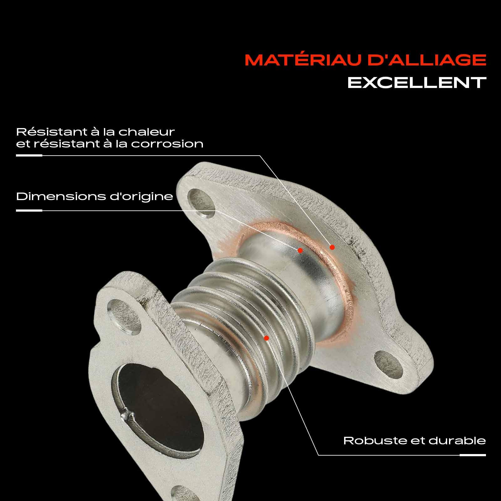Frankberg Vanne EGR de pipeline 5801385944 | Compatible avec: Ducato Van 250, Daily VI plateau/châssis, Boîte quotidienne VI, Bus Ducato 250, Ducato plateau/châssis 250
