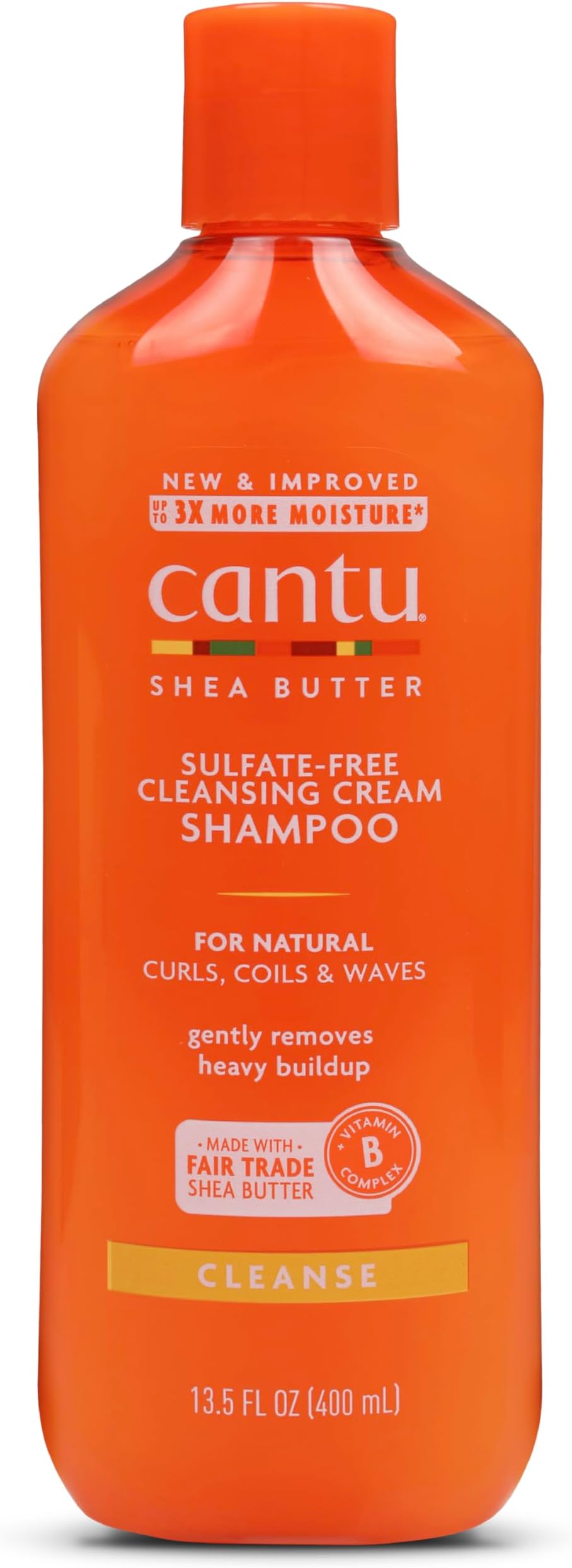 Cantu Sulfate-Free Cleansing Cream Shampoo, 13.5 Fluid Ounce