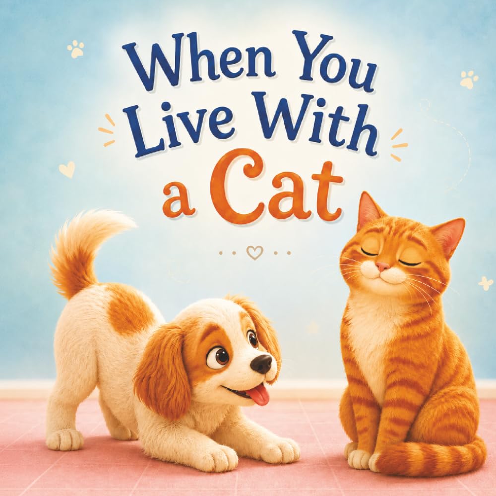 When You Live With A Cat: A Fun Dog and Cat Friendship Story for Preschoolers and Early Reader