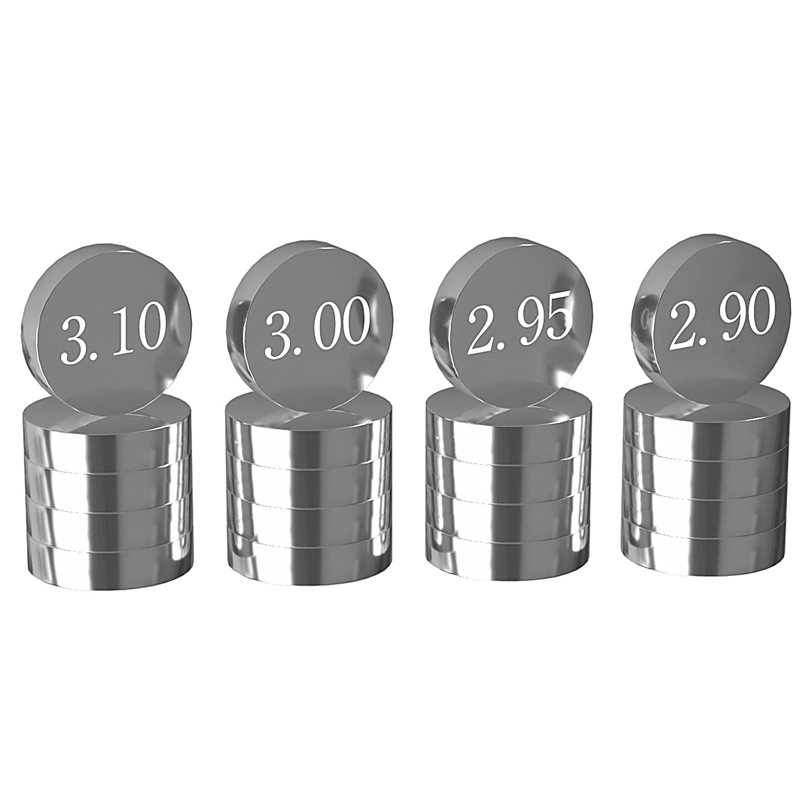 Road Passion 7.48mm Pastiglie Valvola Kit Regolazione del Gioco alle Valvole 1.20mm-3.50mm 1x47 pcs per CRF250X 2004-2009 2012 CRF250R 2004-2012 CRF150R Expert 2007-2009 2012