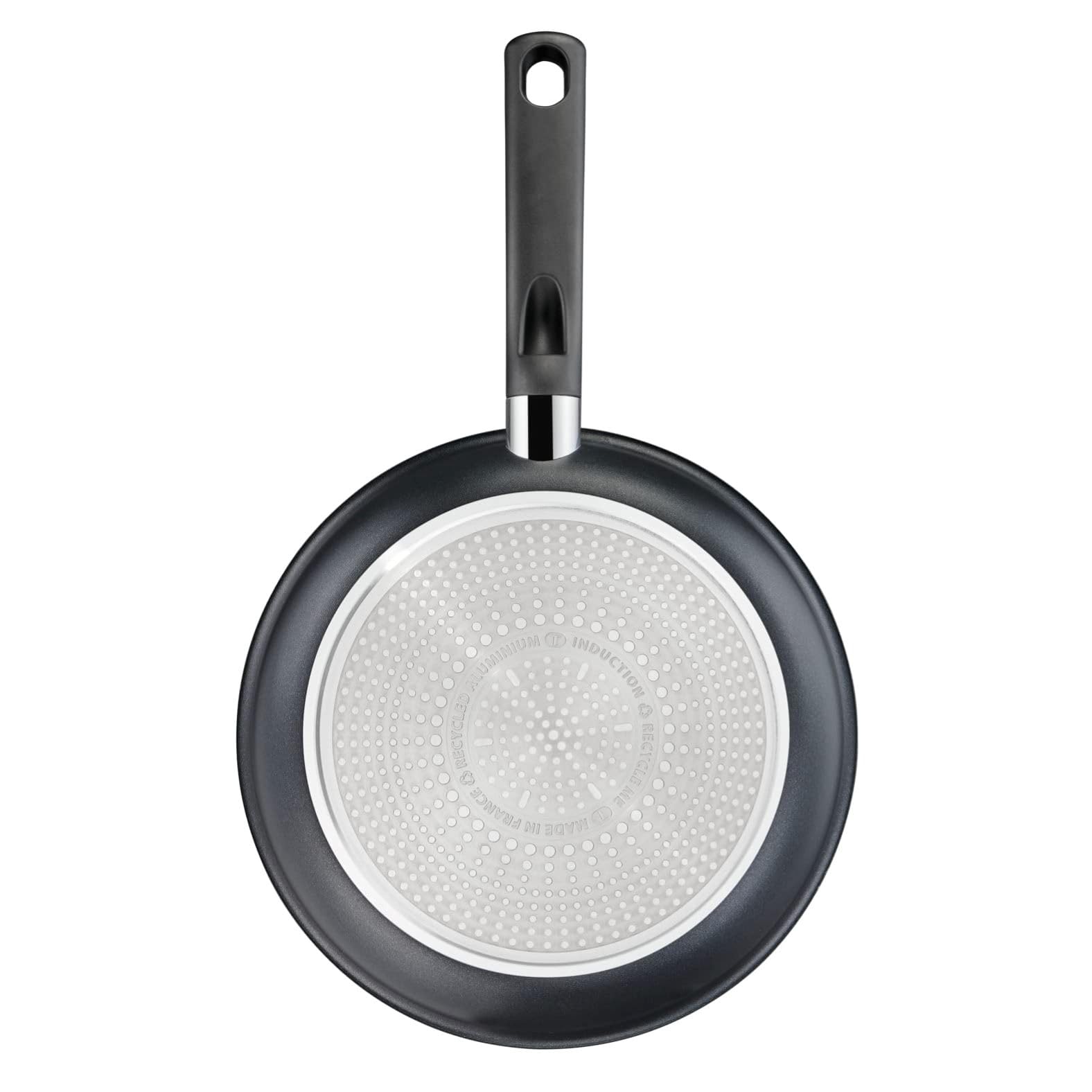 Lagostina Rigenera Green Padella Antiaderente in Alluminio 100% Riciclato, Pentola Induzione Gas e Forno, Indicatore Cottura Thermosignal, Rivestimento Antigraffio, Manico Ergonomico