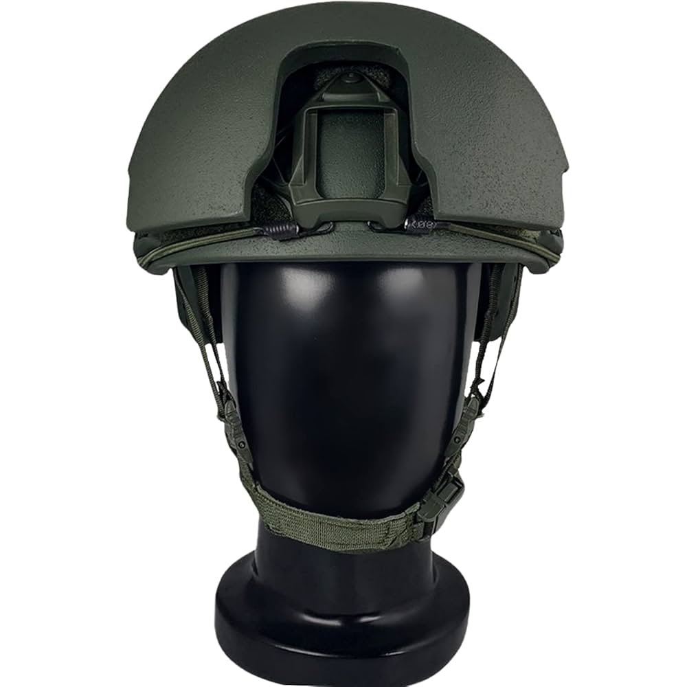 新品　実物NIJ IIIA防弾ヘルメット　Fast SFタイプ　ODフルセット Yes Sir shop】 NIJ IIIA Fast 防弾 ヘルメット バイザー セット