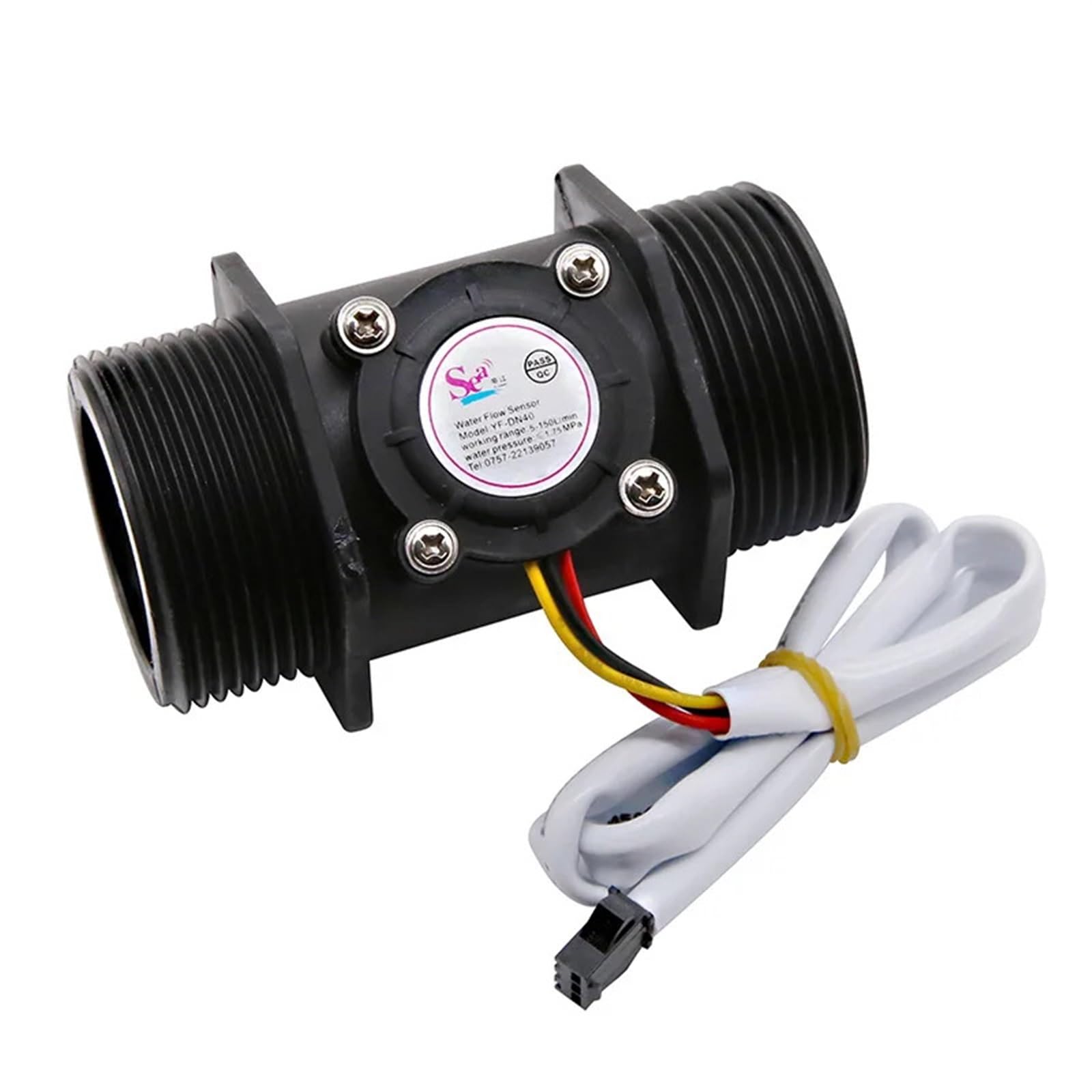 Sensor de flujo de agua multímedida con interruptor del sensor de líquido integrado