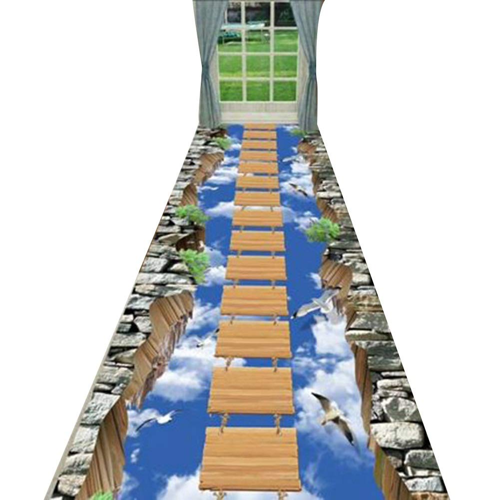 Tapis de couloir 3D absorbant pour protéger et égayer vos sols