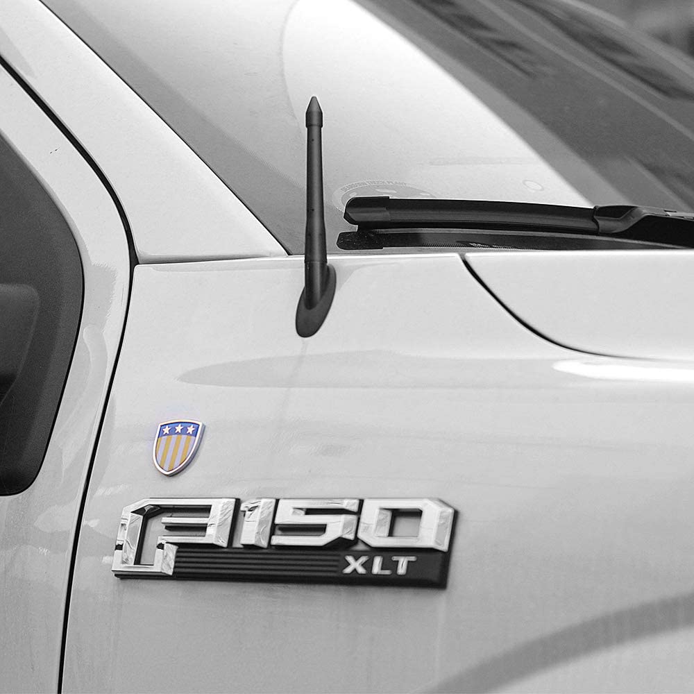 KSaAuto Short Antenna for Ford F150 2009-2025, 4.5 Inch Car Antenna for F150 F250 F350 Bronco Truck Replacement Antenna Ford F150 Accessories