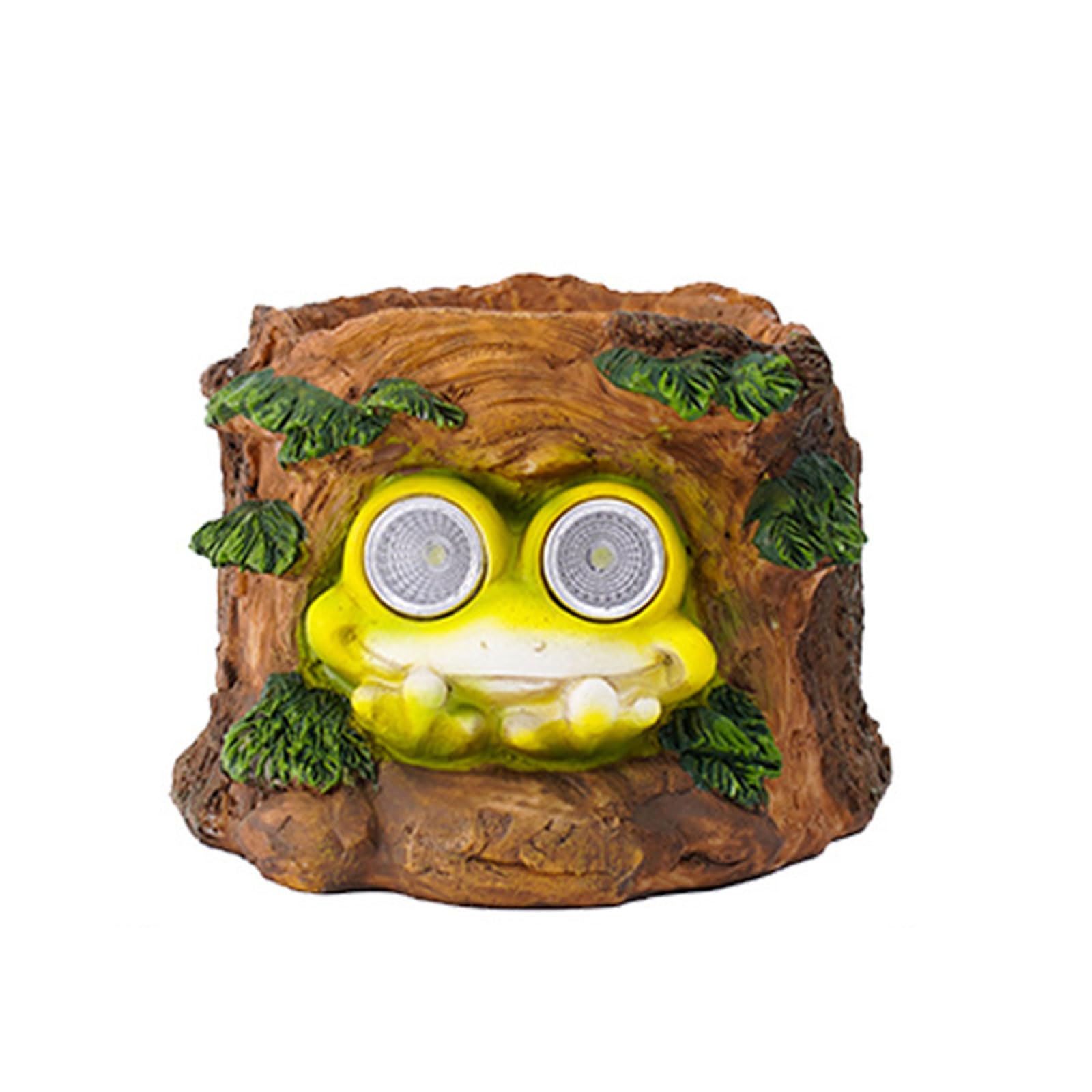 Hsioluted Solar Frog Statue Lights Animal Garden Lights Outdoor Waterproof Decorative Figurine for Yard Walkway Backyard Cartoon Outdoor Lighting Decorative Flower Pot Frog-Shaped Garden Sculpture