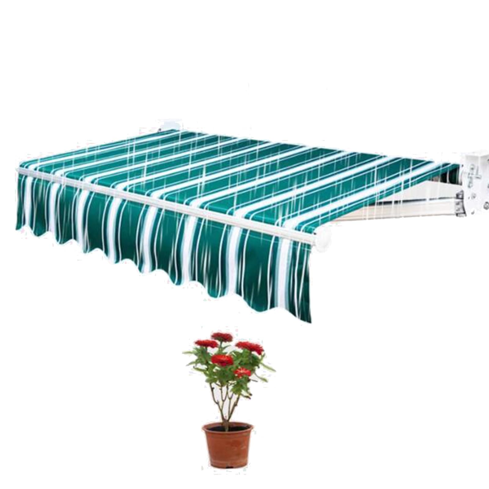 Tissu d'ombrage rétractable résistant pour auvent de terrasse usé