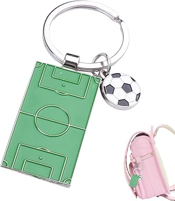 BAMI Soccer Keychain for Boys,Soccer Keychain for Boys | 2022 Soccer Sports Keychain,Soccer Accessories for Men,Father,Uncle, Soccer Field