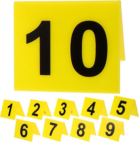 10 Uds. Marcadores de escena del crimen Señalización amarilla para escena del crimen Marcadores de evidencia temática Suministros de recuerdo de