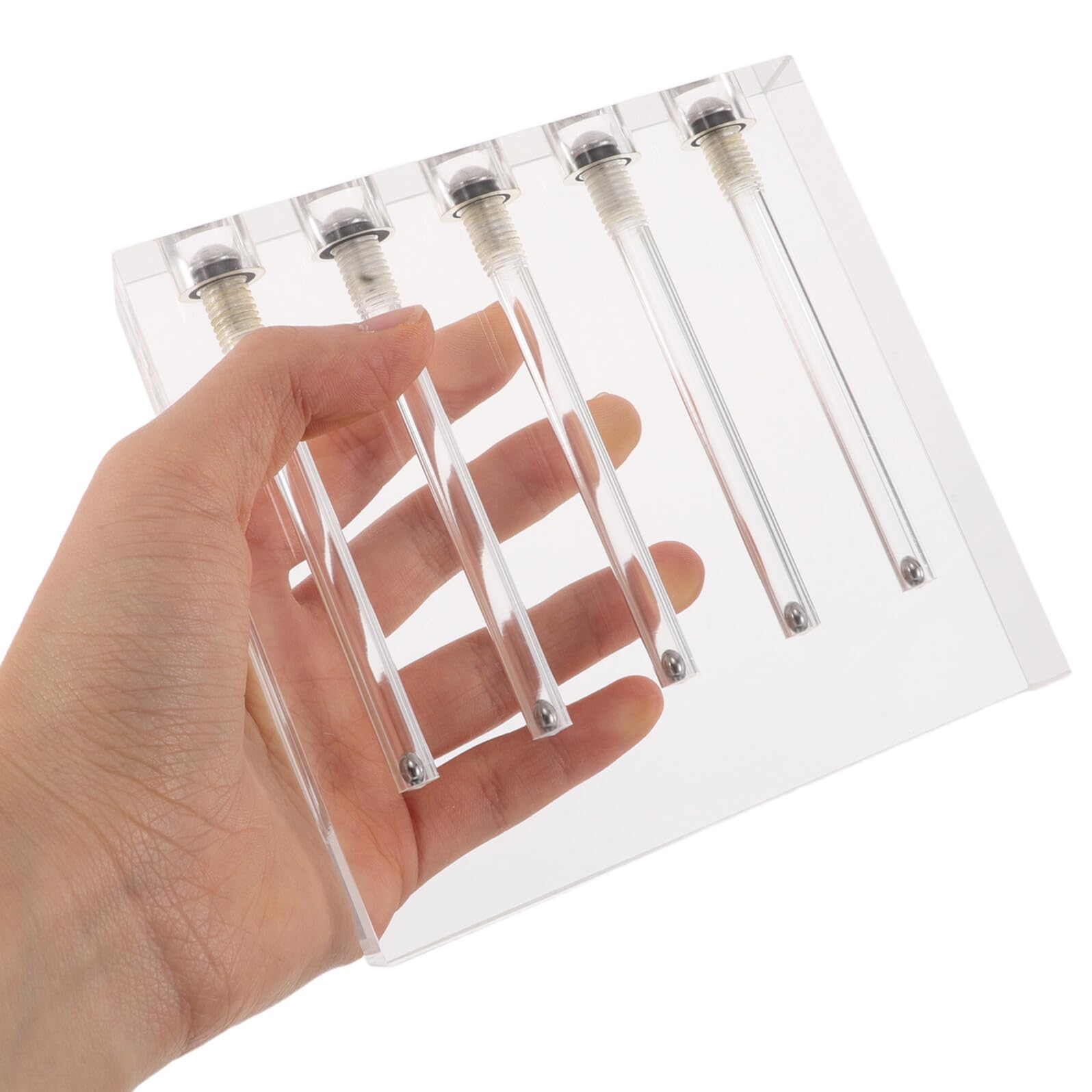 NOLITOY Probador de Calidad y Viscosidad de Aceite de Motor para Automóvil 5 Orificios, Kit de Prueba de Lubricación Automotriz, Herramienta Precisa para Vehículos y Motos, Uso