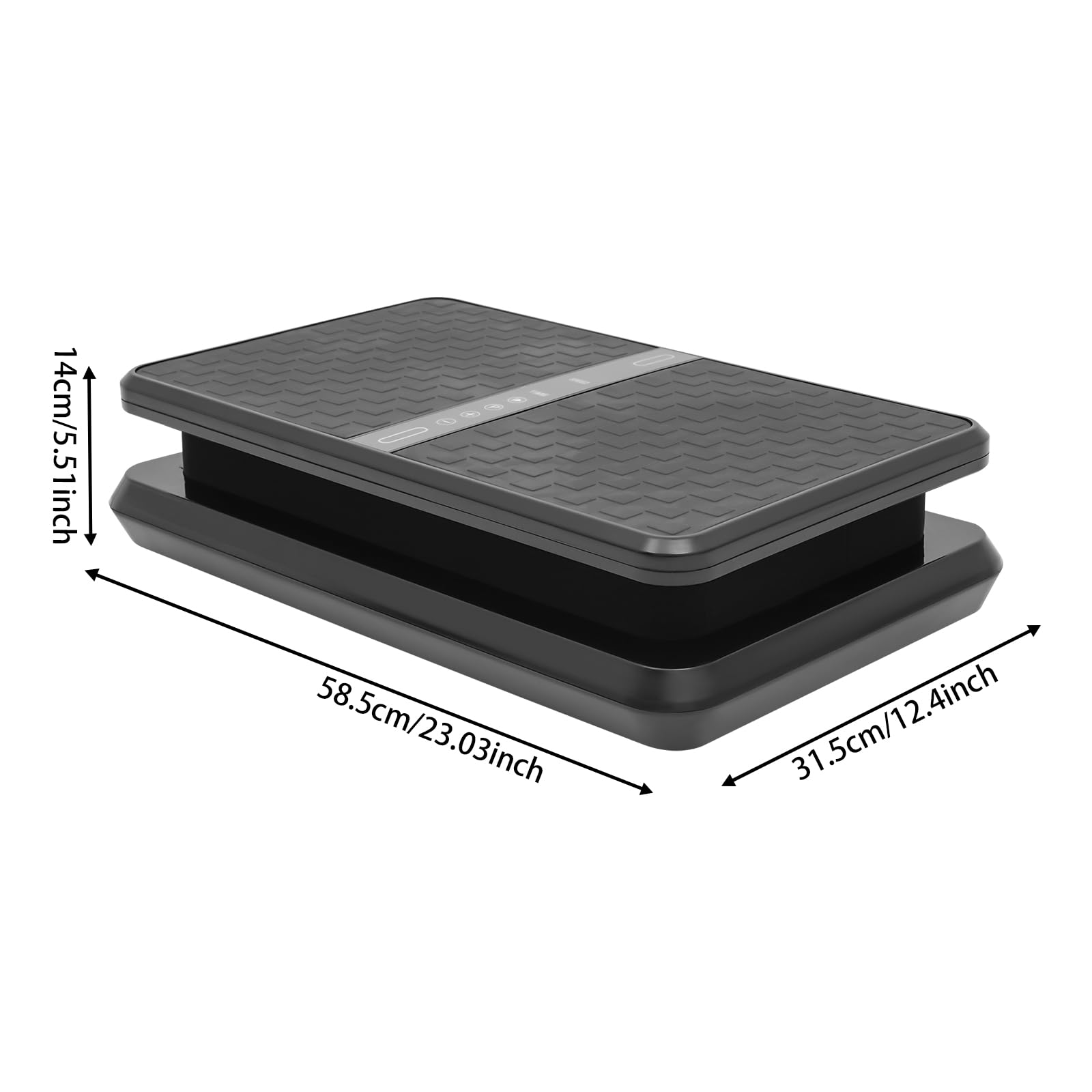 Płyta wibracyjna | płyta wibracyjna do treningu całego ciała | silnik 200 W | 1-99 stopni prędkości | nośność 150 kg | pilot zdalnego sterowania | w zestawie taśmy oporowe