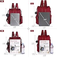 Vista 14 de Mochila impermeable liviana de nailon antirrobo para mujer, Caqui, M