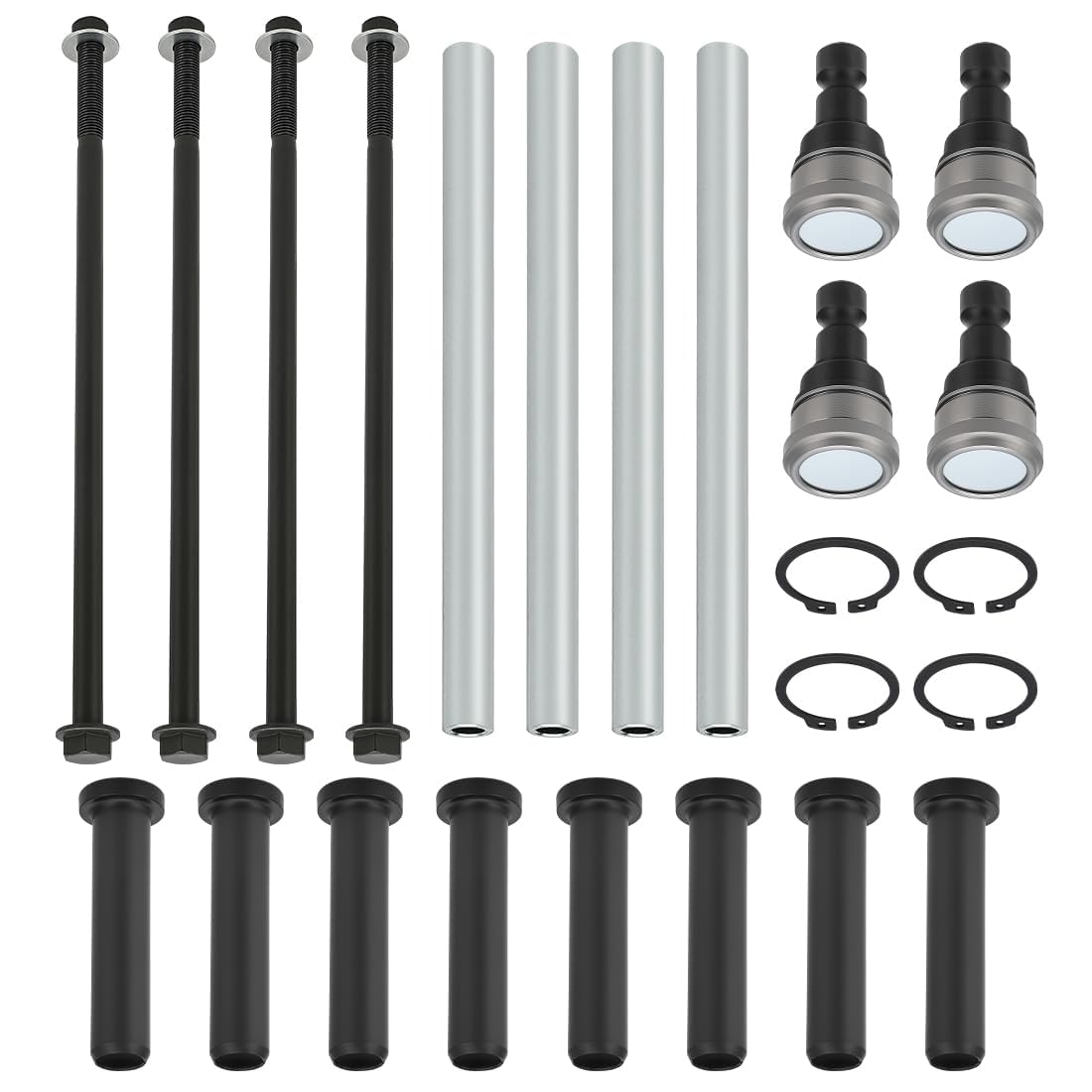 Rotule de suspension triangle Kit de silentblocs de pivot pour bras A supérieurs avant pour Polaris RZR 570 2012-2022 RZR 800 2008-2014 (RZR 800 2010 uniquement ceux construits à partir du 10/01/09)