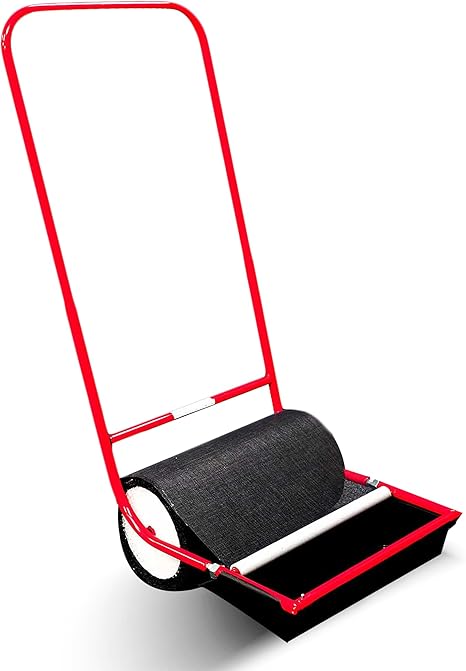 X-Large Sticker Burr Roller Remover Yard Tool Wide for Easy Yard Cleanup | Push Model 2.0 for Burr & Sticker Removal | Effortless Goat Head Roller and Picker | 18" | Made in USA )Extra Wide)