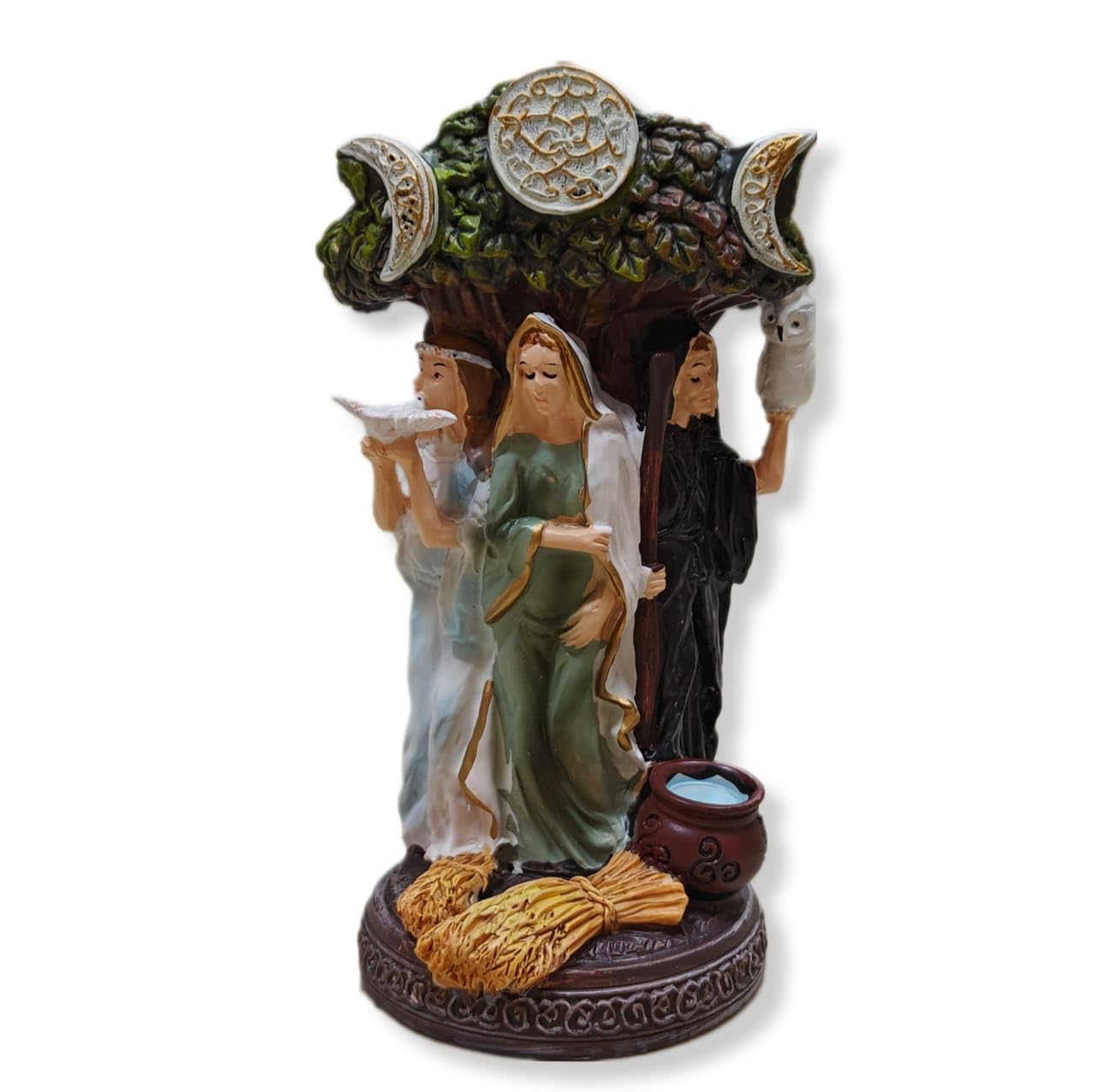 Anantadrishti Spiritual Centre Triple moon Goddess Coloured
