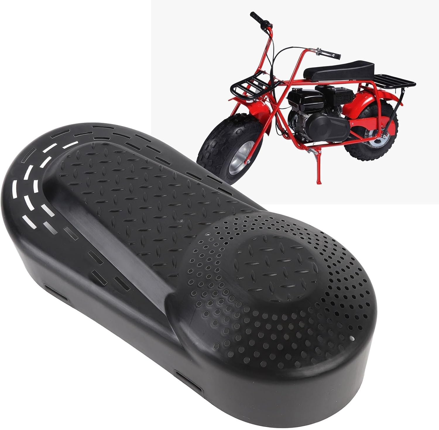 Couvercle d'embrayage en plastique pour moteur de mini-moto 212 cc, 196 cc, 200 cc, 6,5 HP, protection d'embrayage légère en polypropylène avec dissipation rapide de la chaleur, remplacement pour