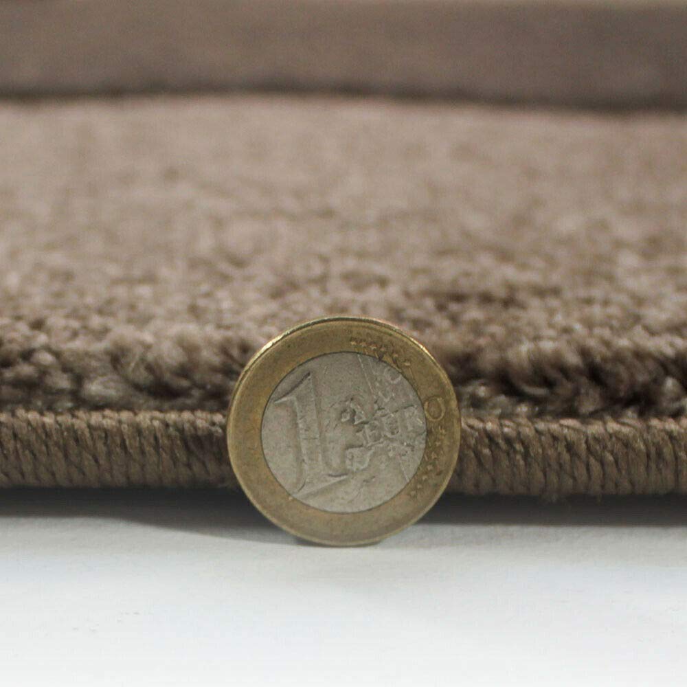 Tapis moderne design - Marron Beige Crème - 160 x 230 cm - Motif Ligné Moucheté - Polypropylène - Intérieur - PACO HOME - Maison