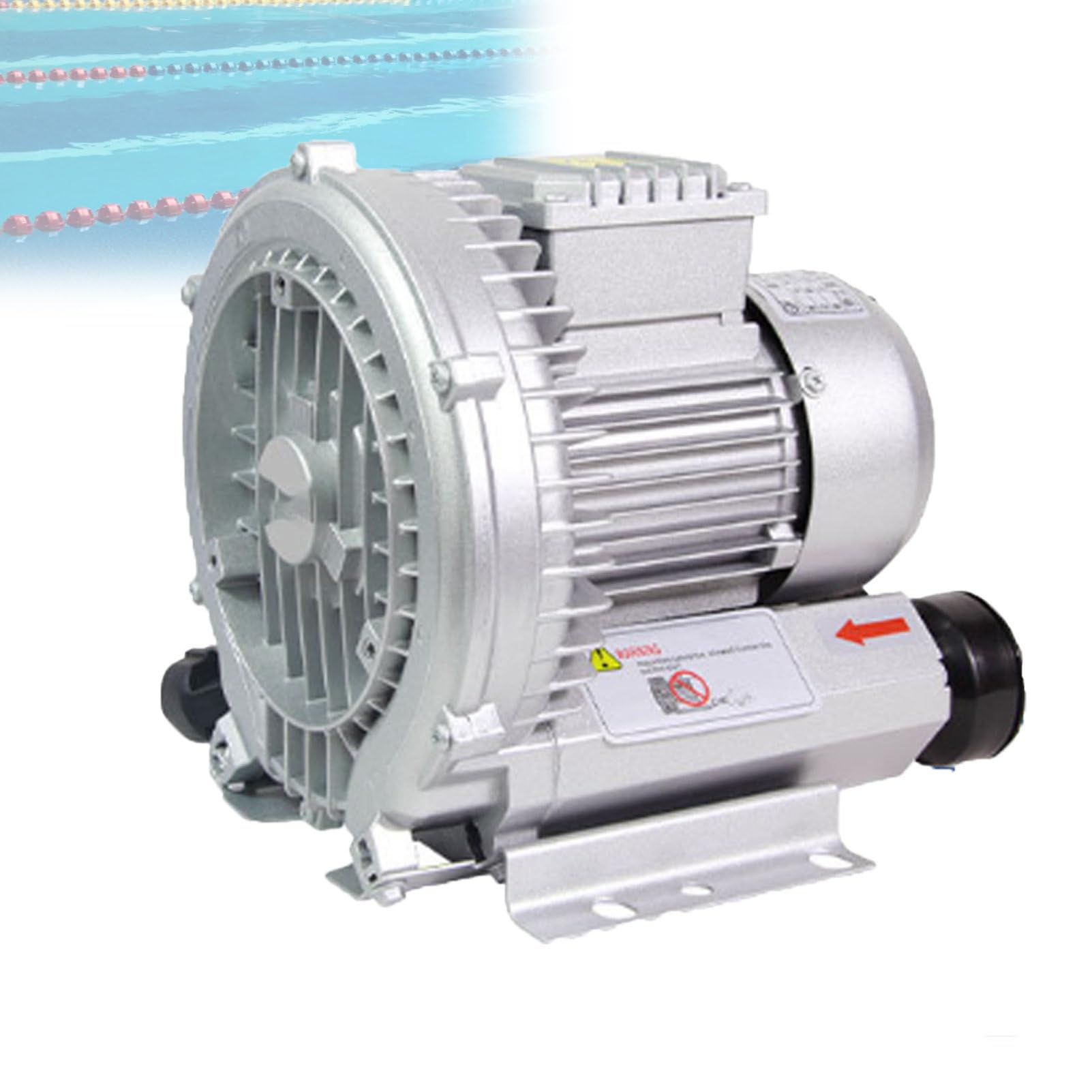 Pvxa Industrial Aquaculture Pond Fish Tank Vortex Air Blower Pump,7500w vortex blower,High-Pressure Vortex Ring Blower,for Sewage Aera ThreePhase-250W/0.33HP