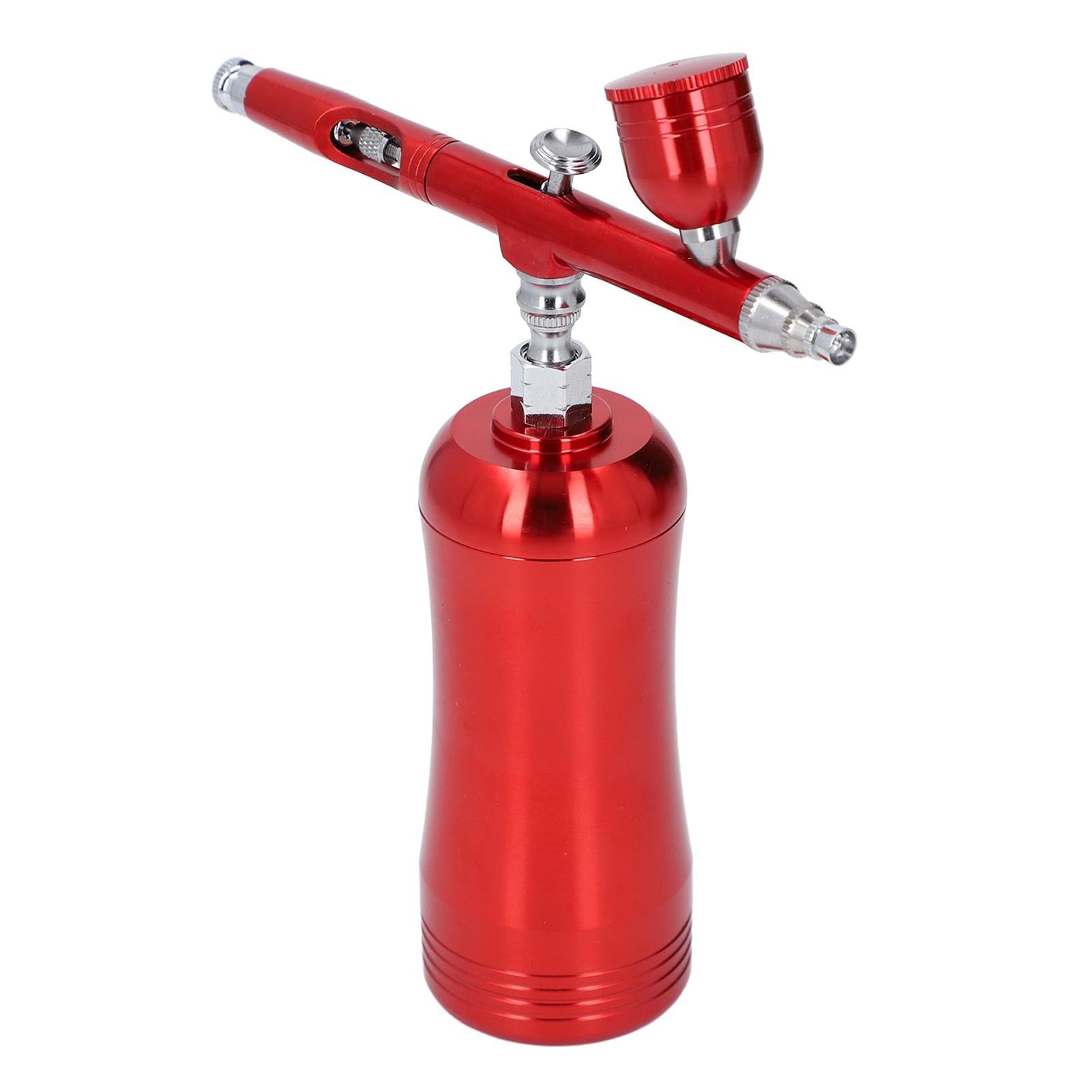 FTVOGUE Airbrush-Set, Kabelloser Mini-Kompressor, Aluminiumlegierung, 17,4 PSI, Wiederaufladbares Luftpinsel-Set für Nagelkunst, Modellmalerei, Kuchendekoration, Künstler, Anfänger