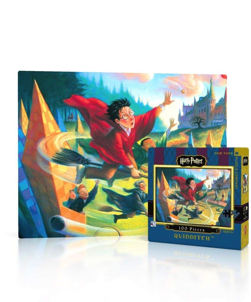 Amazon.com: New York Puzzle Company - Harry Potter Quidditch Mini