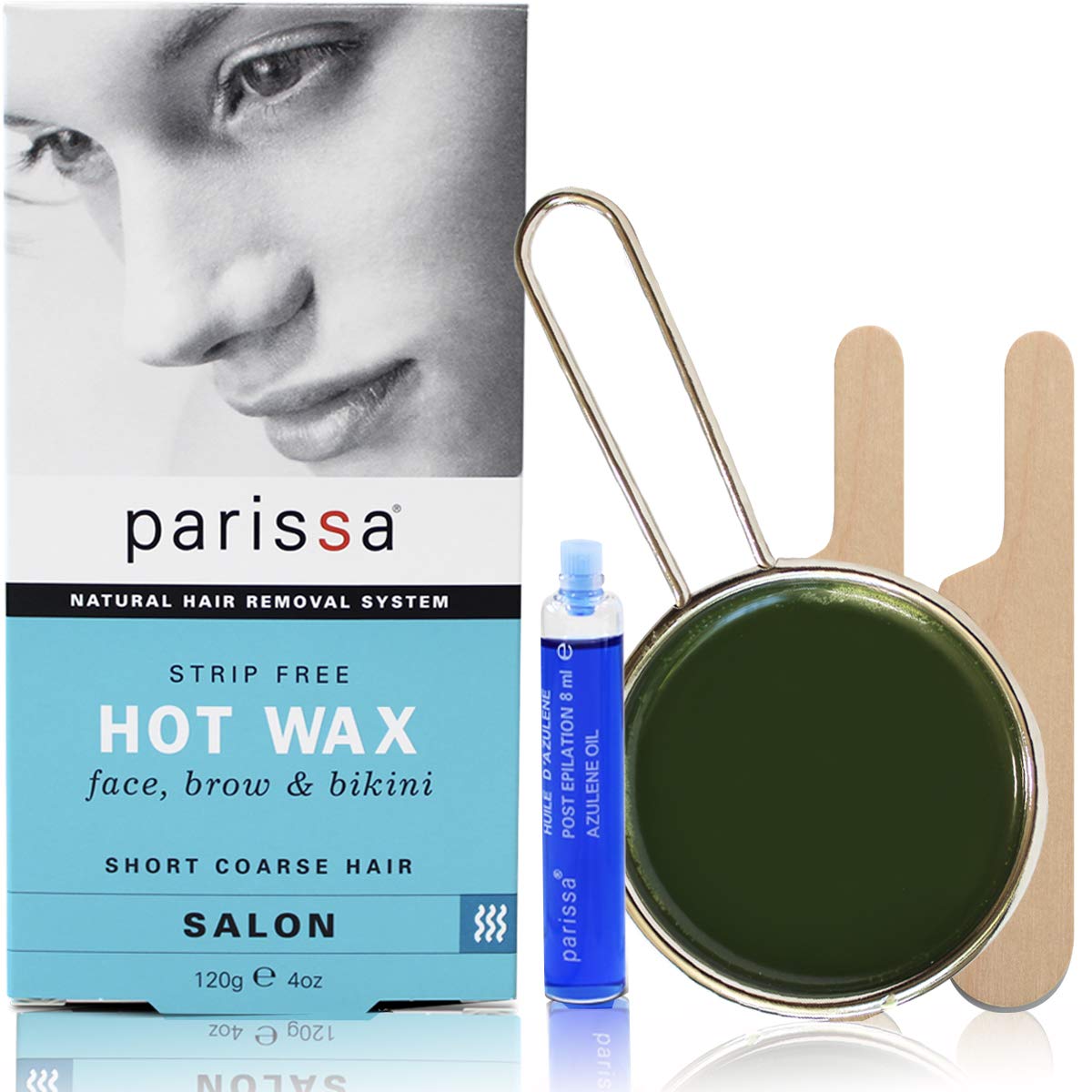 HOT (Hard) Wax StripFree (120g), Parissa Salon Style Hair removal