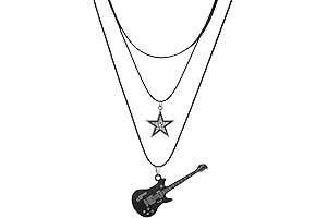 Slipknot necklace - Star Vintage Necklace Punk Star Choker Rock Roll Guitar...