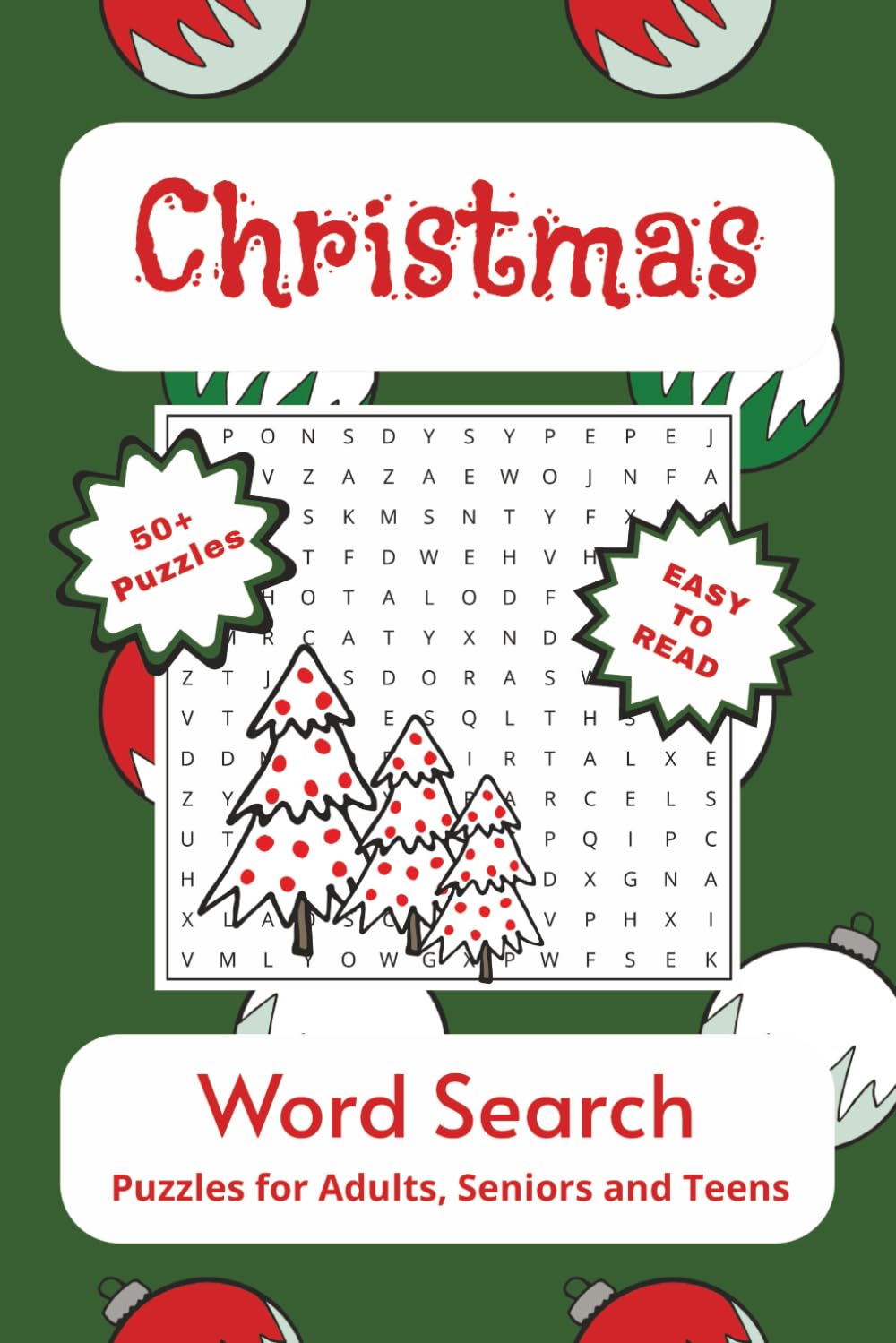 Christmas Word Search Puzzle Book: For Folks Interested in Holidays, a Festive Time of Year, Winter Cheer, and More…A Great Gift for Vacations, Stocking Stuffers, and Relaxation