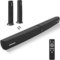 Assistrust 90W Detachable Soundbar for Smart TV/PC: Bluetooth 5.3, ARC/Optical/AUX, 3 EQ Modes, Auto Volume Boost, 2-in-1 Split Design