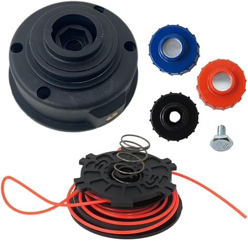 GRABOTE 309562008 Cabezal de recortadora con perilla para Ryobi RY15522 RY15523 Accesorio de recortadora de alcance extendido