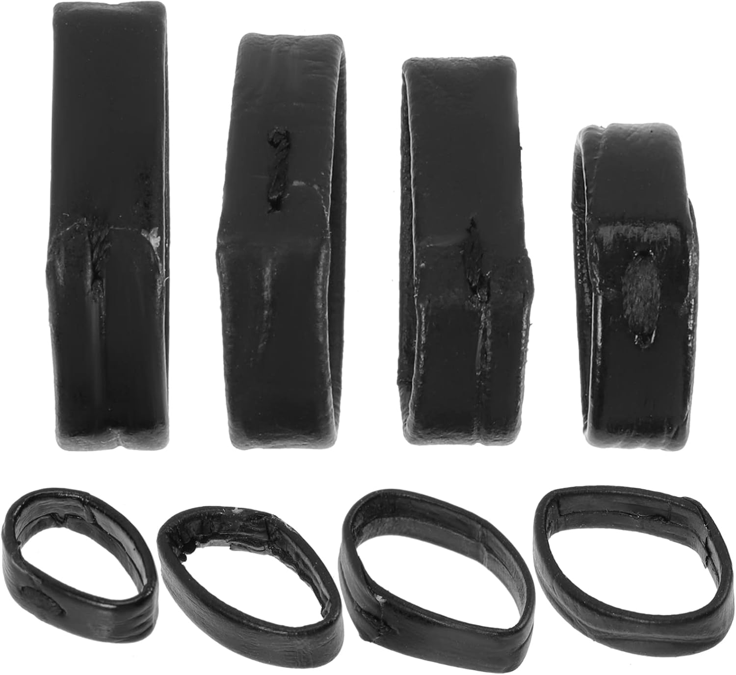 Sosoport 8pcs Strap Leather Watch Bands Elastic Watch Band