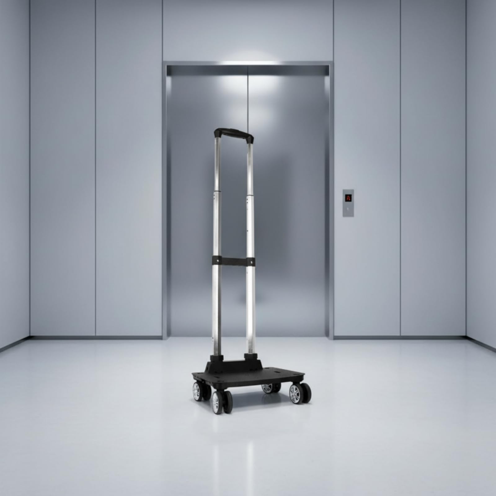 Carrello con 4 Ruote Metallico