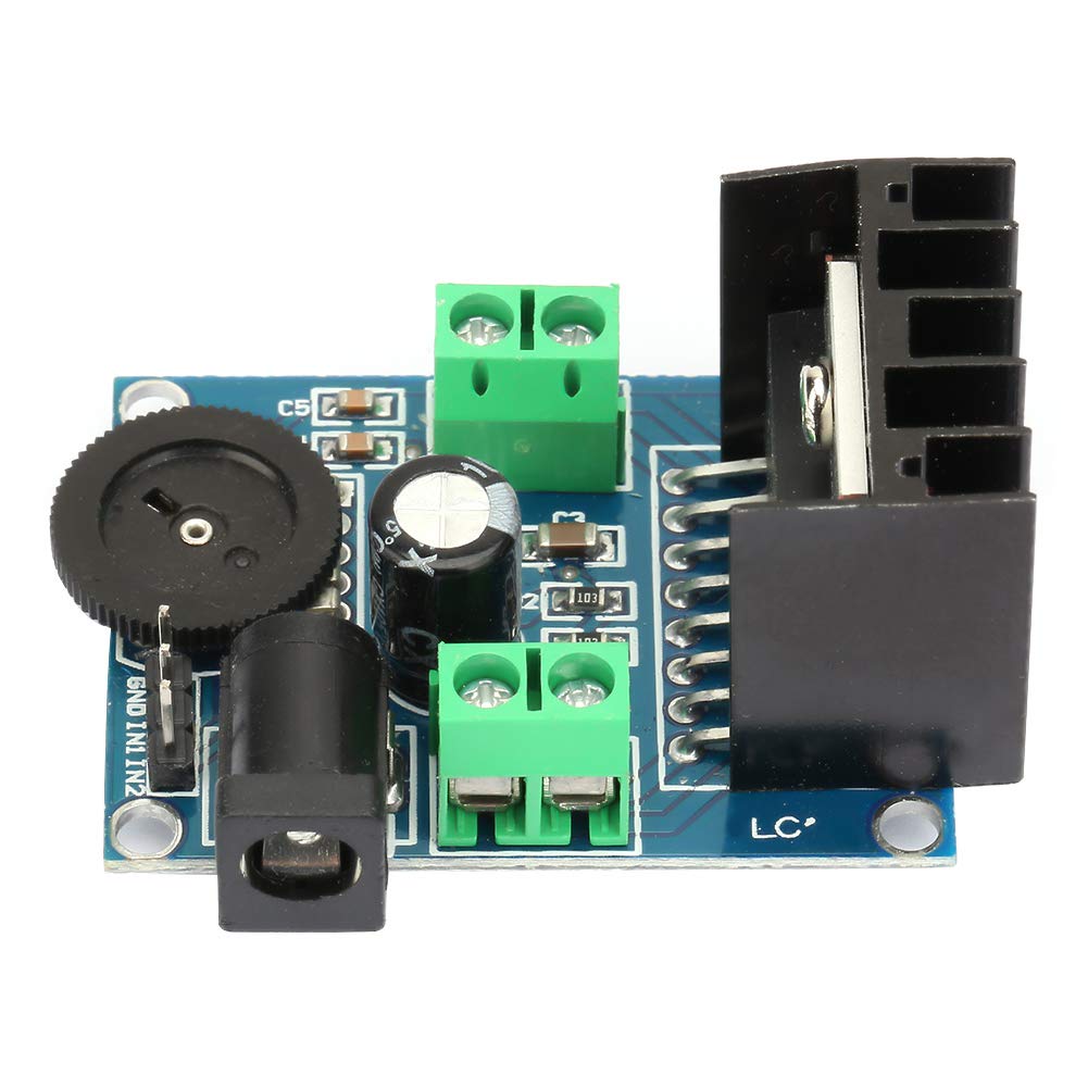 Amplifier Board, High Power Adjust Stereo Audio 7W + 7W Output Amplifier Module, Dual Channel for DC Socket Terminal Blocks