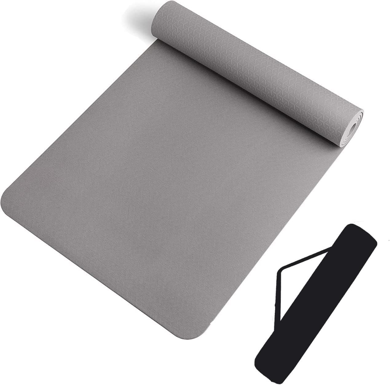 4MM Yoga Mats | Exercise mat for home workout yoga mat for kids Exercise mat for home workout Anti-skid Anti-slip yoga Mate with Carrying Bag for (man & women)