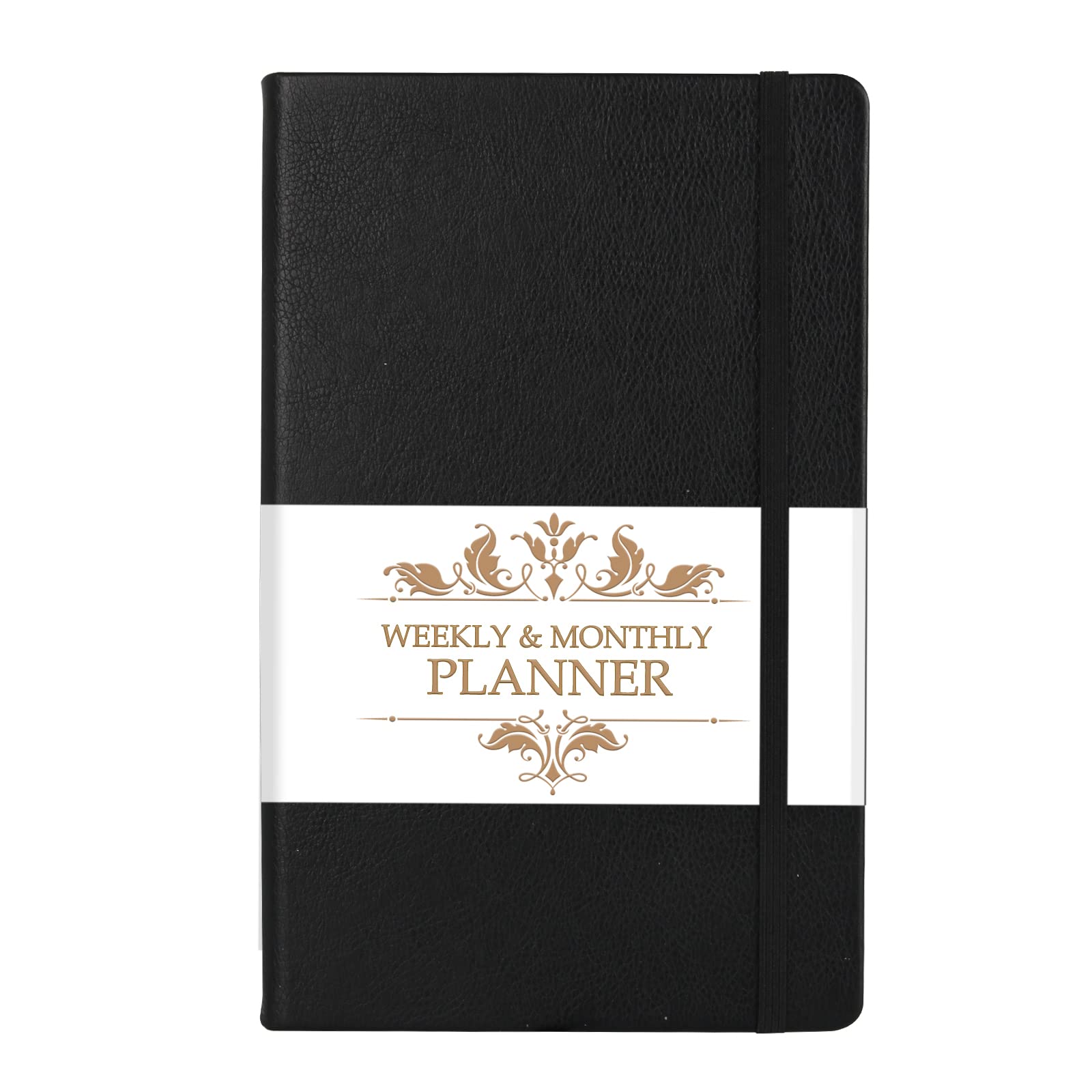 BHRPlanner 2022,Monthly Weekly Planner from Jan.2022-Dec.2022,8.5"×6.4" Premium Paper Appointment Book & Planner with Tabs,Pocket,Label for Christmas,New Year Birthday Gift (black)