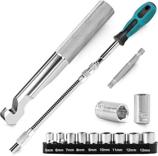 Xislet Belt Changing Removal Tools Kit Included Clutch Cover Separate Tool Set Compatible with Polaris RZR 900 S 1000 XP Polaris Sportsman 500 570 800 2006-2018