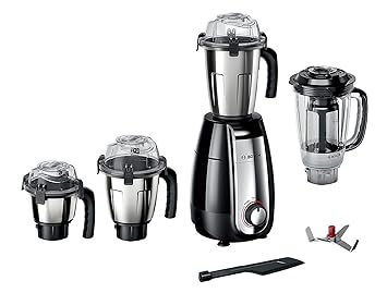 Bosch Appliances TrueMixx Pro Mixer Grinder MGM8642BIN, 750W, 4 Jars, (Black)